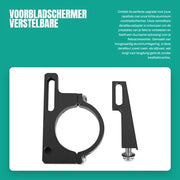 Derailleur per Fondo Regolabile per Biciclette da Corsa - Materiale Leggero in Alluminio - Nero - Adatto per Biciclette da Corsa - Duraturo e Affidabile - F...