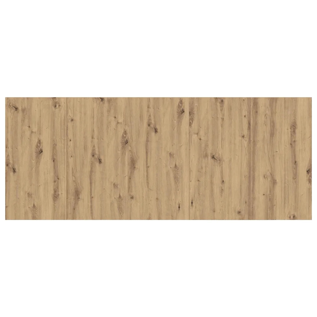 Testiera | Testata con Comodino 3 pcs Rovere artigianale Legno multistrato