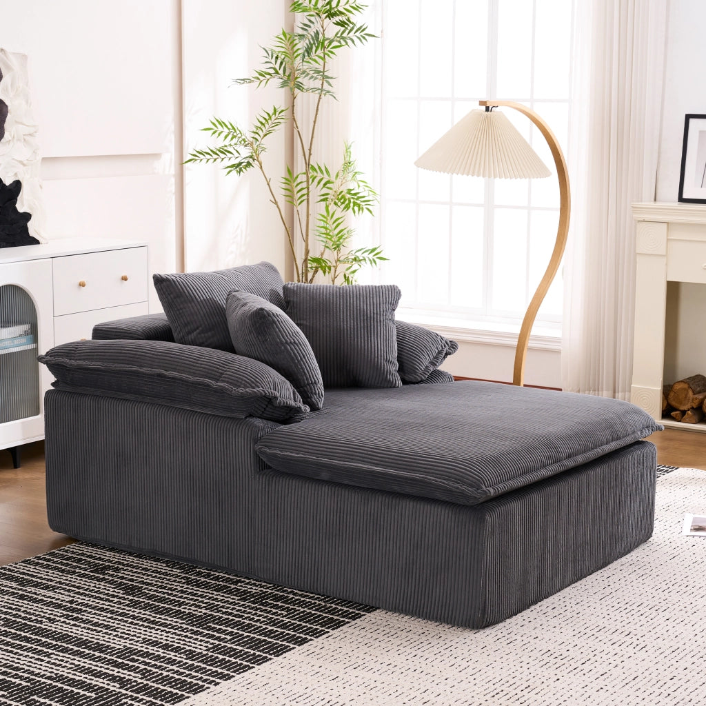 Divano Reclinabile con Braccioli Larghi ¨C MINIMAL ¨C Grigio