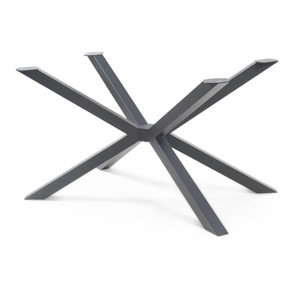 Gamba Centrale Bemeenel in Acciaio per Mobili Fai da Te 120x75x72 cm Nero [en.casa]
