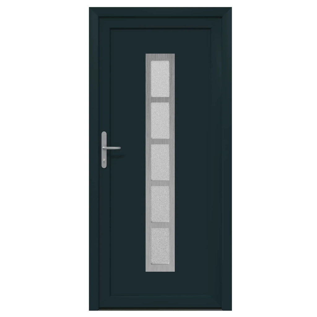 Porta Frontale Antracite 108 x 208 cm PVC 3445722