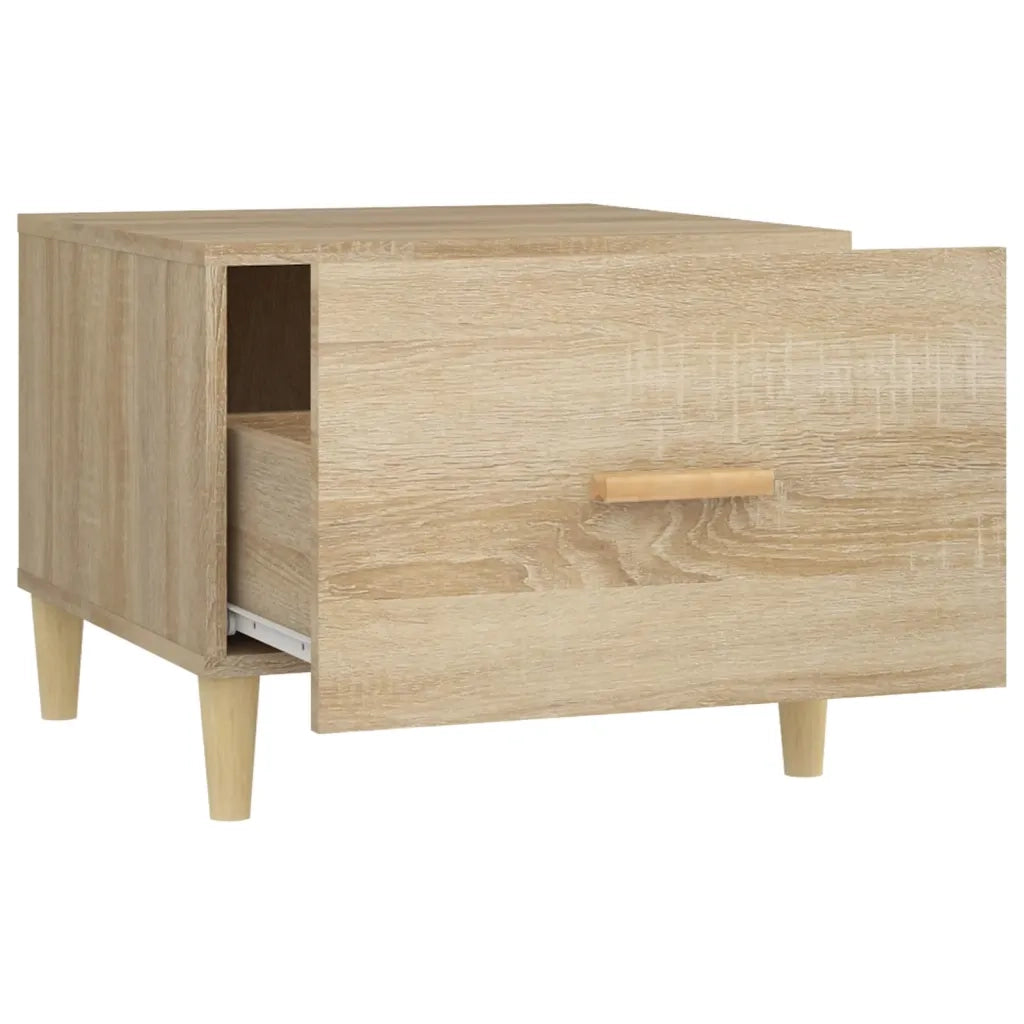Tavolini Salotto 2pz Rovere Sonoma 50x50x40cm Legno Multistrato 812715