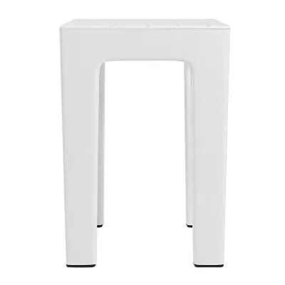 Set 2 pz Lello lo sgabello multiuso ad alta resistenza bianco effetto legno