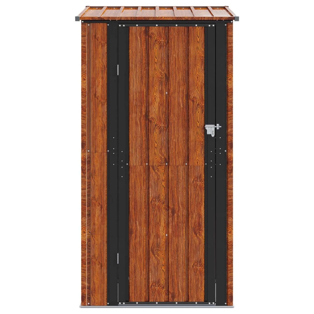 Casette da giardino Marrone 103 x 74 x 200 cm Metallo 42011294