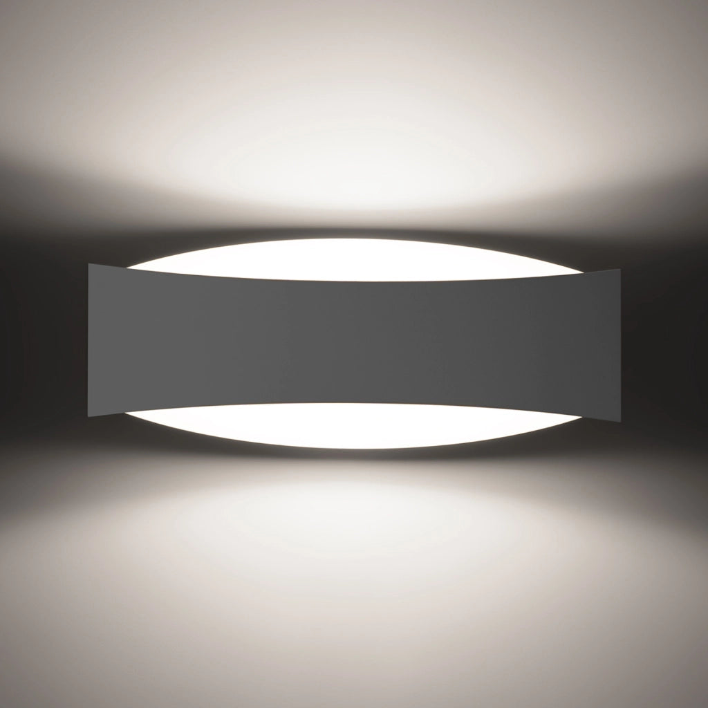 Applique parete geometrica bianca BENITO G9 8W Pure Lume
