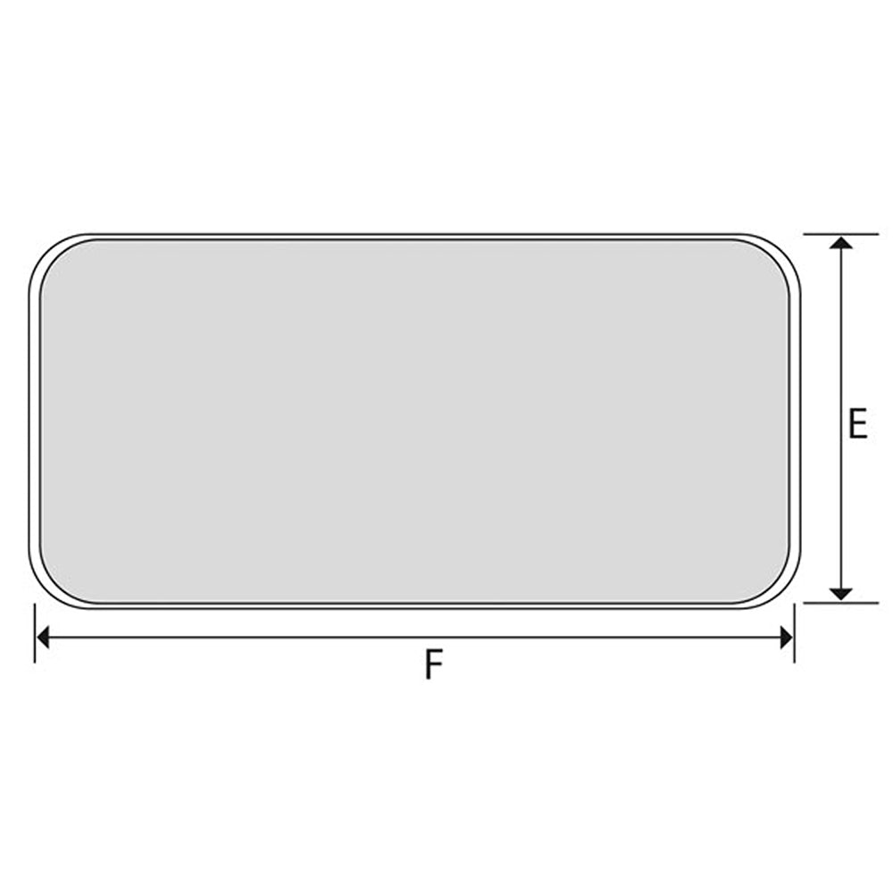 Sportello stagno bianco mm 375x370 per barca