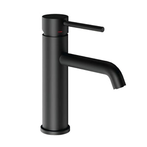 Miscelatore per lavabo jazz con leva in metallo e sistema quickinstall integrato *** finitura- nero opaco, confezione 1