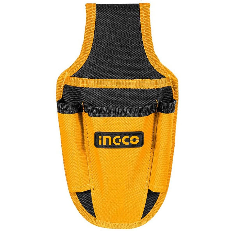 Fodero porta attrezzi utensili telefono 4 tasche frontali passante cintura