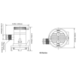 Pompa ad immersione fabbricata in abs antiurto 12 volt 600 gph