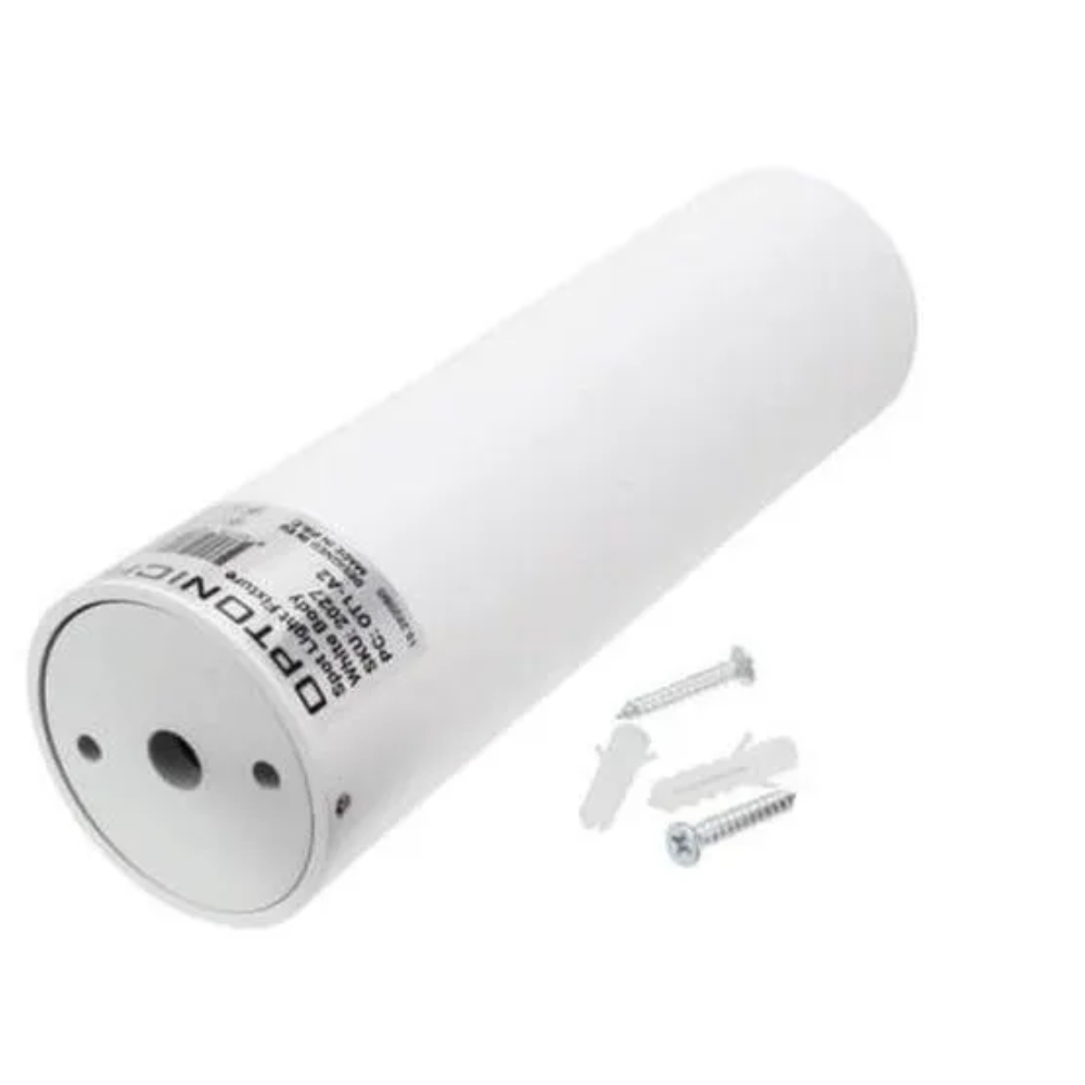 Base per faretti attacco gu10 in alluminio orientabile regolabile bianco