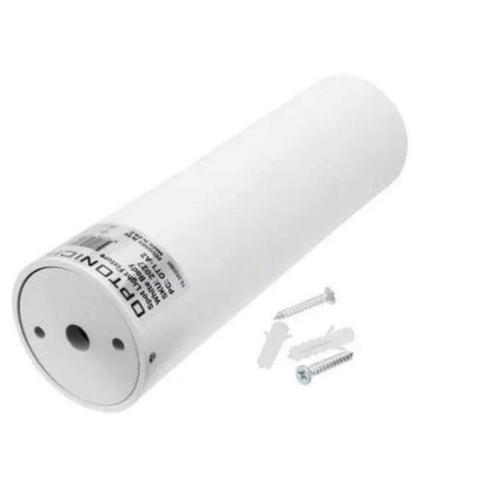 Base per faretti attacco gu10 in alluminio orientabile regolabile bianco