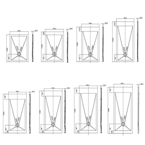Piatto doccia antracite mineral marmo resina antiscivolo h3,5cm p70 *** misure l170 x p70 x h3,5 cm, confezione 1