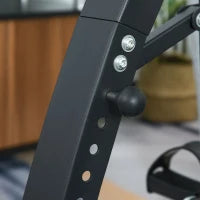 Pedaliera Braccia e Gambe da Divano o Poltrona con Schermo LED, Altezza e Intensità Regolabile, Nero, 40x42.5x100cm