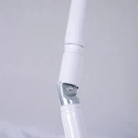 Ombrellone da Spiaggia Inclinabile con Fodera Riflettente, in Acciaio e Poliestere, Ø1.7x2.05 m, Blu