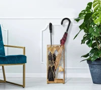 Portaombrelli Gold Leaf cm 22,5X22,5X48,5