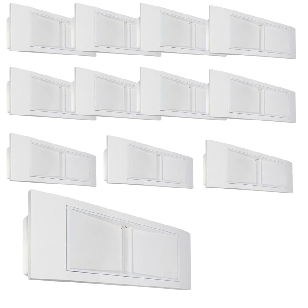 Stile beghelli lampada emergenza led incasso bianco 1499 11watt 6h ip40 pezzi 12