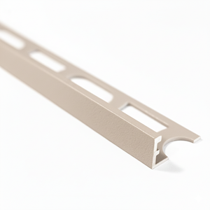 Profilo in alluminio verniciato a l per finitura parete proangle *** colore- sabbia - 133, confezione 1