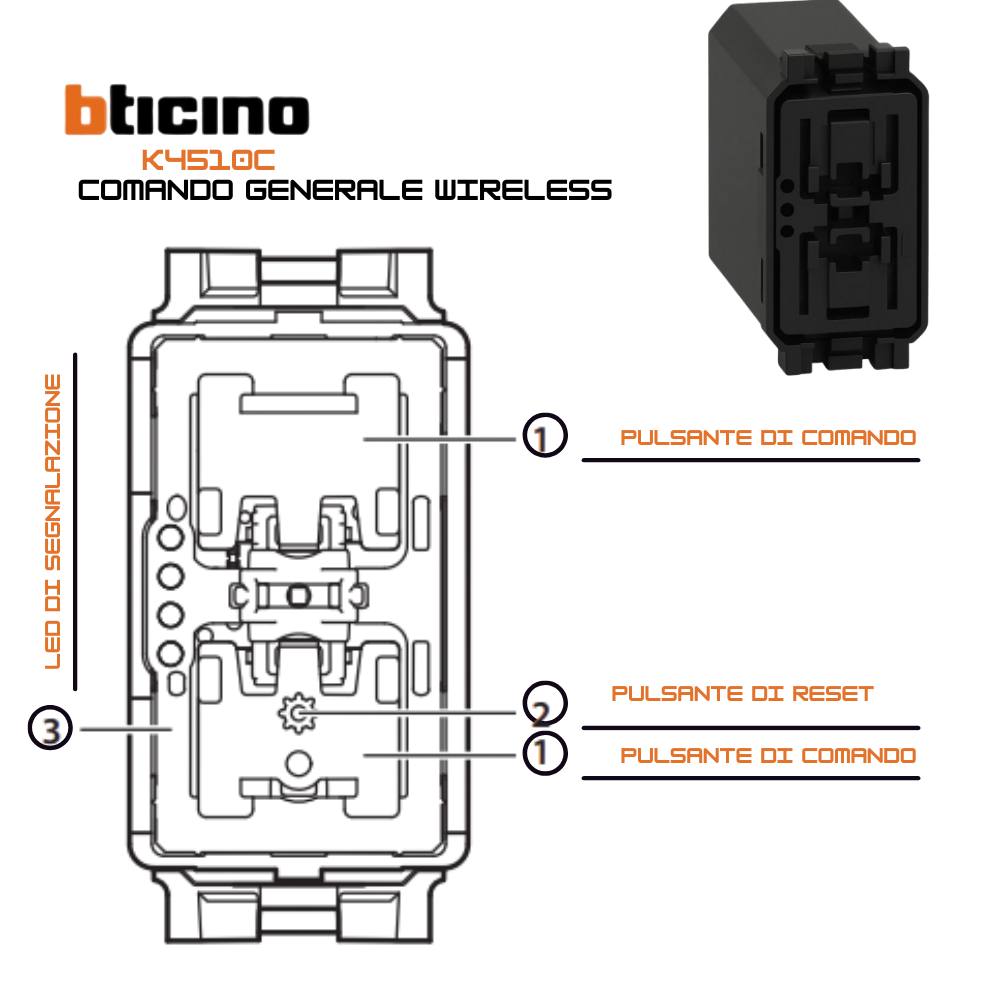 Bticino living now k4510c gateway per gestione luci e tapparelle