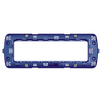 Bticino livinglight supporto scatola plastica blu 7 moduli ln4707