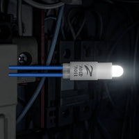 Lampada di segnalazione di ricambio led 110-230v per pulsanti e interruttori *** colore blu, confezione 1