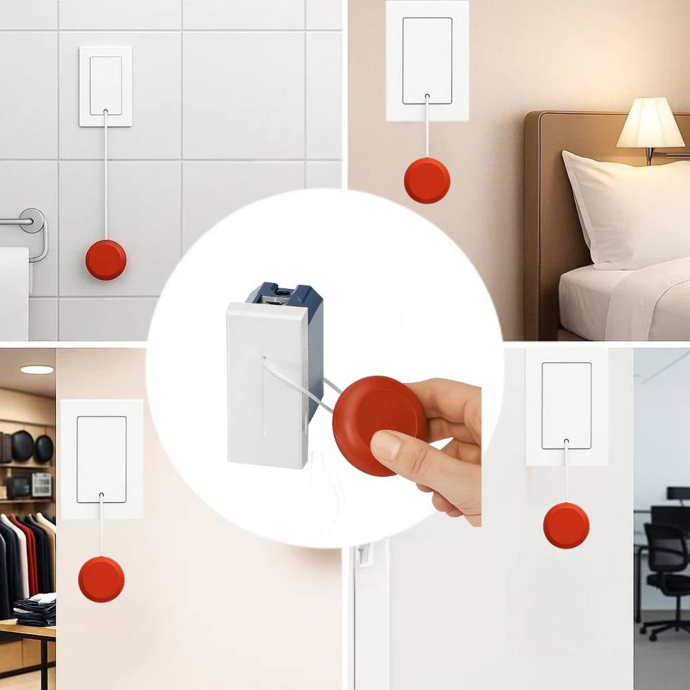 Bticino axolute hd4033 pulsante tirante 1p no 10a 250v allarme bagno