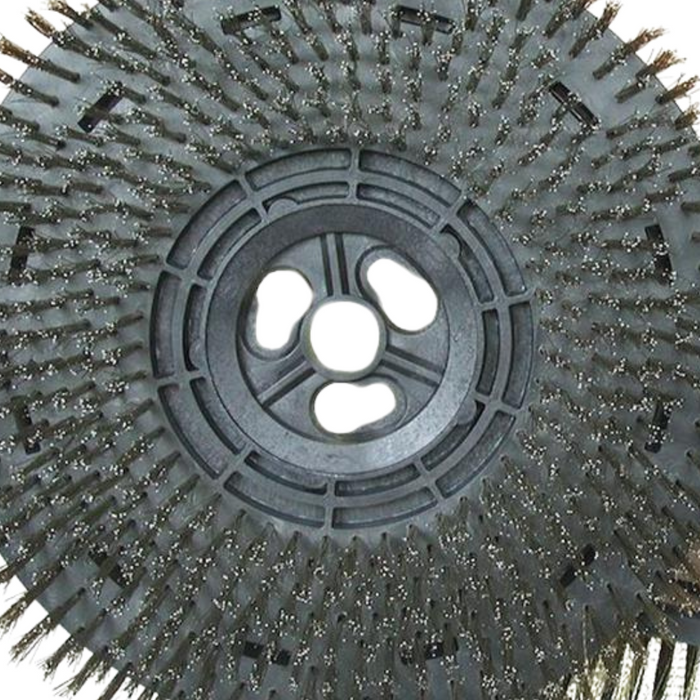 Spazzola setole acciaio ottonato monospazzola maxititina