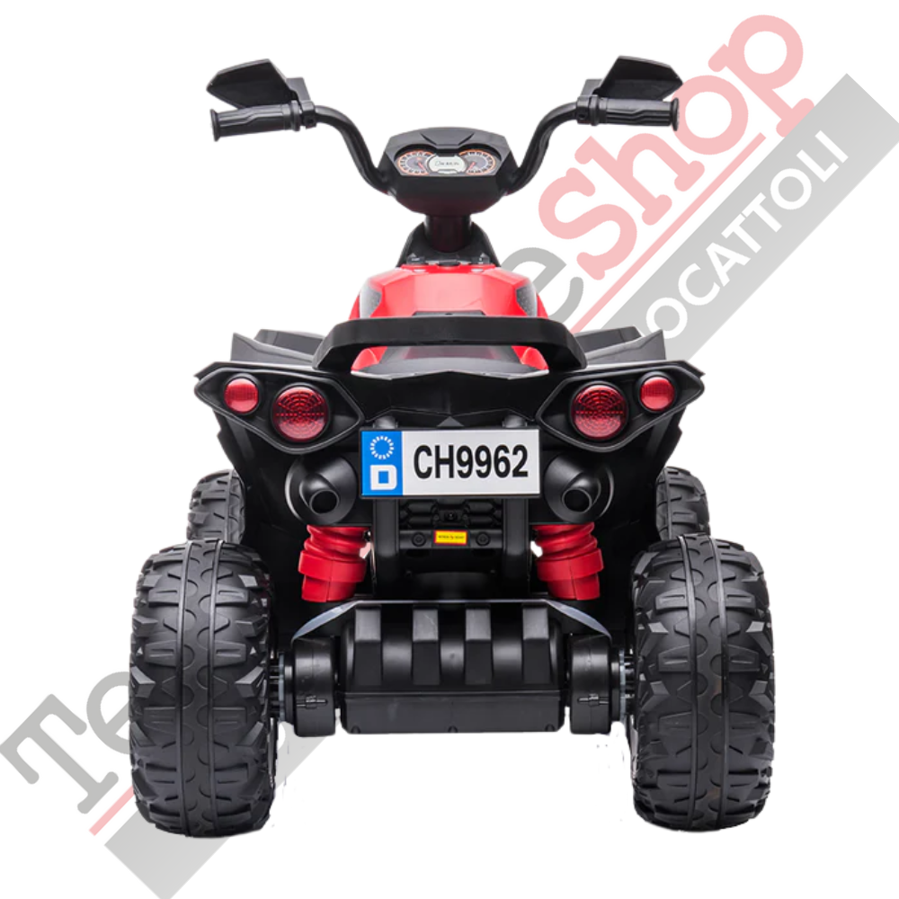 Quad Elettrico per Bambini Quad Medio Sport 12V-Rosso