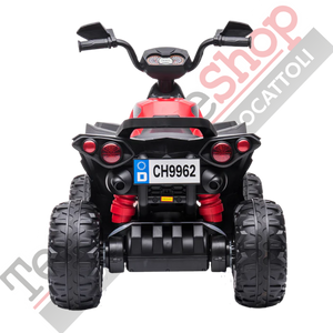 Quad Elettrico per Bambini Quad Medio Sport 12V-Rosso