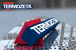 Termozeta Ventilatore a piantana TZAZ03 Airzeta XL grandi dimensioni altezza 130 cm 5 pale da 45 cm 55W telecomando timer