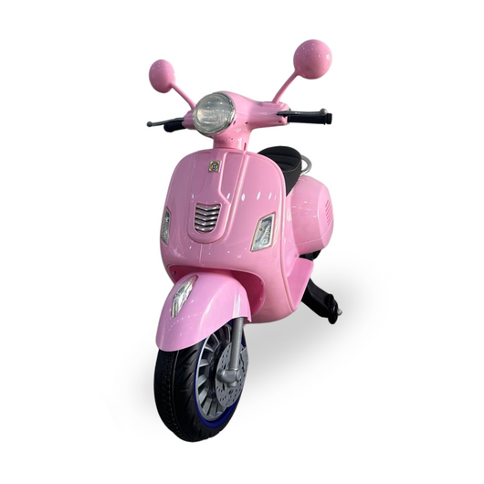 Moto Elettrica Per Bambini Scooter Happy 12V-Rosa