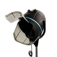 Asciugacapelli professionale a casco da terra 1300 watt altezza regolabile 125-160 cm temperatura 40-75 gradi timer 0-60 min 20_0007410