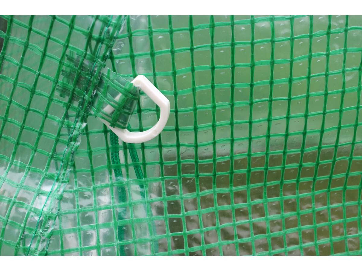 Serra Tunnel 8x3m Protezione UV Acciaio Galvanizzato Habitat et Jardin Althea