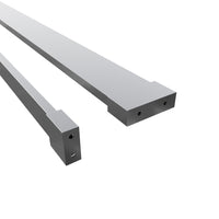 Mensola Doccia per Parete Doccia Walk in 80 cm Alluminio Cromo Lucido Porta-asciugamani Adattabile Vetro da 8 mm