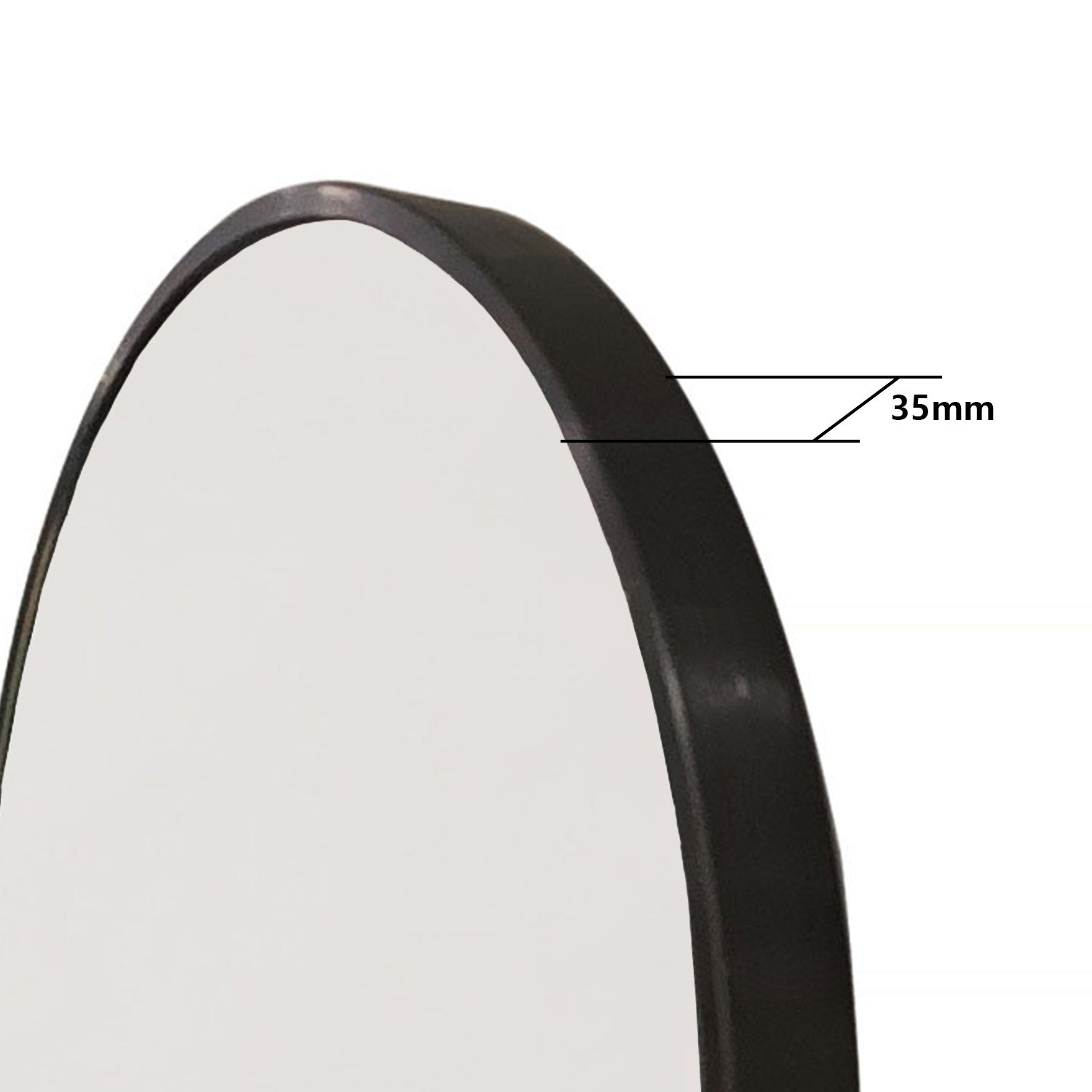 Specchio a corpo intero 150x50cm, design moderno e adatto per svariate scenari.