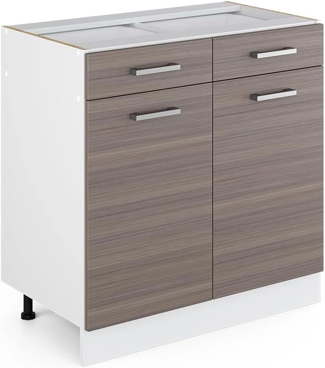 Frontale cucina R-Line, Grigio nobile, 79.2 x 70.8 cm frontale del mobile per mobile base con cassetti