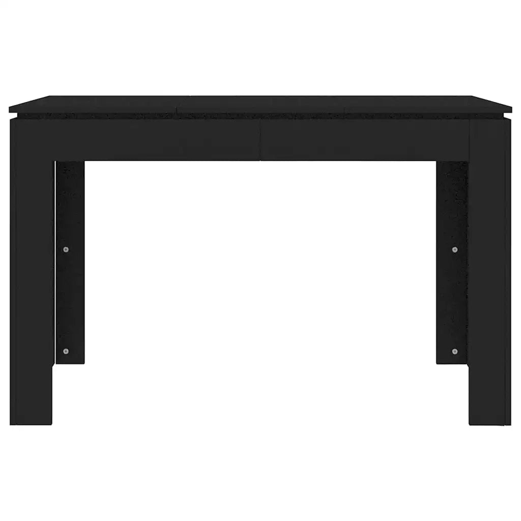 Tavolo da Pranzo Nero 120x60x76 cm in Truciolato cod mxl 13600