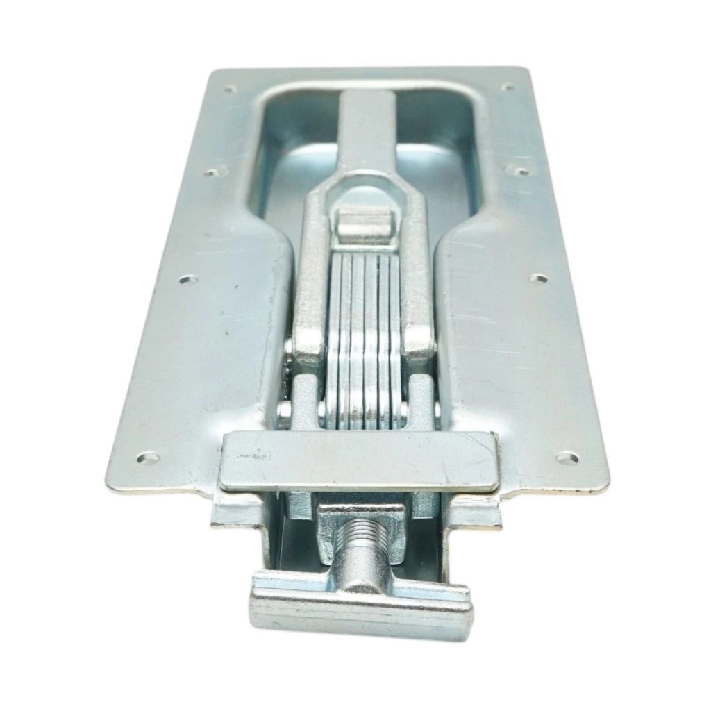 Chiudiporta per camion da incasso con chiusura a T 278x120x24mm