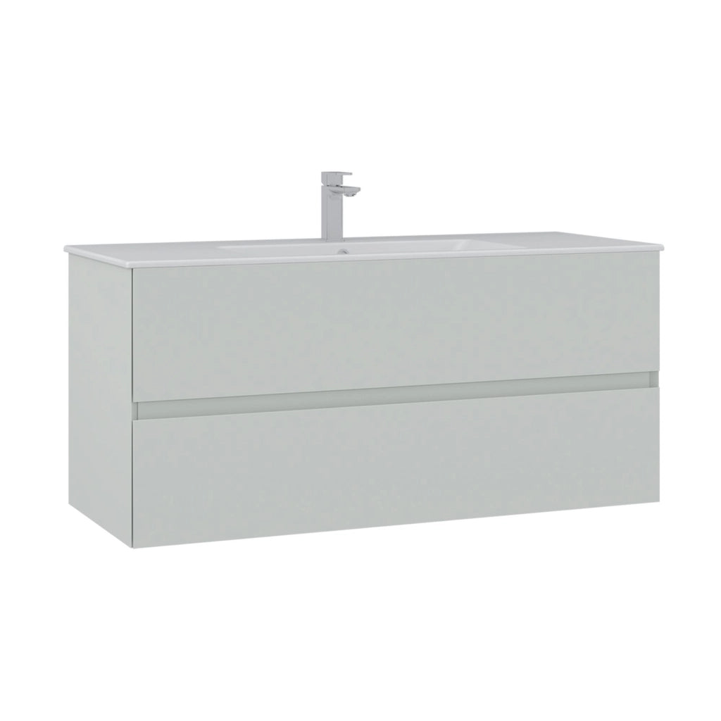 Mobile lavabo "Nest 121 v2" - 121 x 51 x 55 cm - Cashmere opaco
