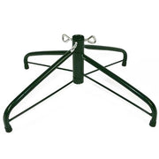 Trade Shop - Base Per Albero Di Natale A Croce In Metallo 40cm Richiudibile Pieghevole Verde -