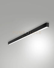 MILLET PLAFONIERA NERA A LED 4000K 3580LM 23W OPALE ON/OFF IP40 100CM
