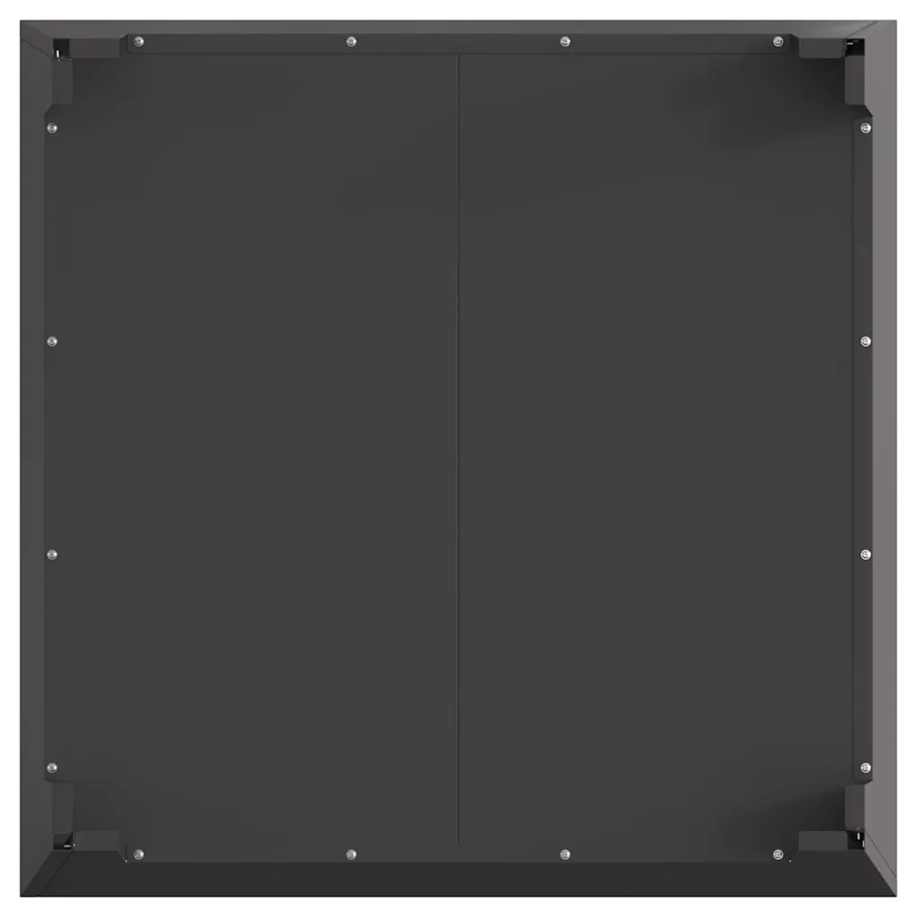 Focolare Nero 80 x 80 x 43 cm Acciaio CFW9303850