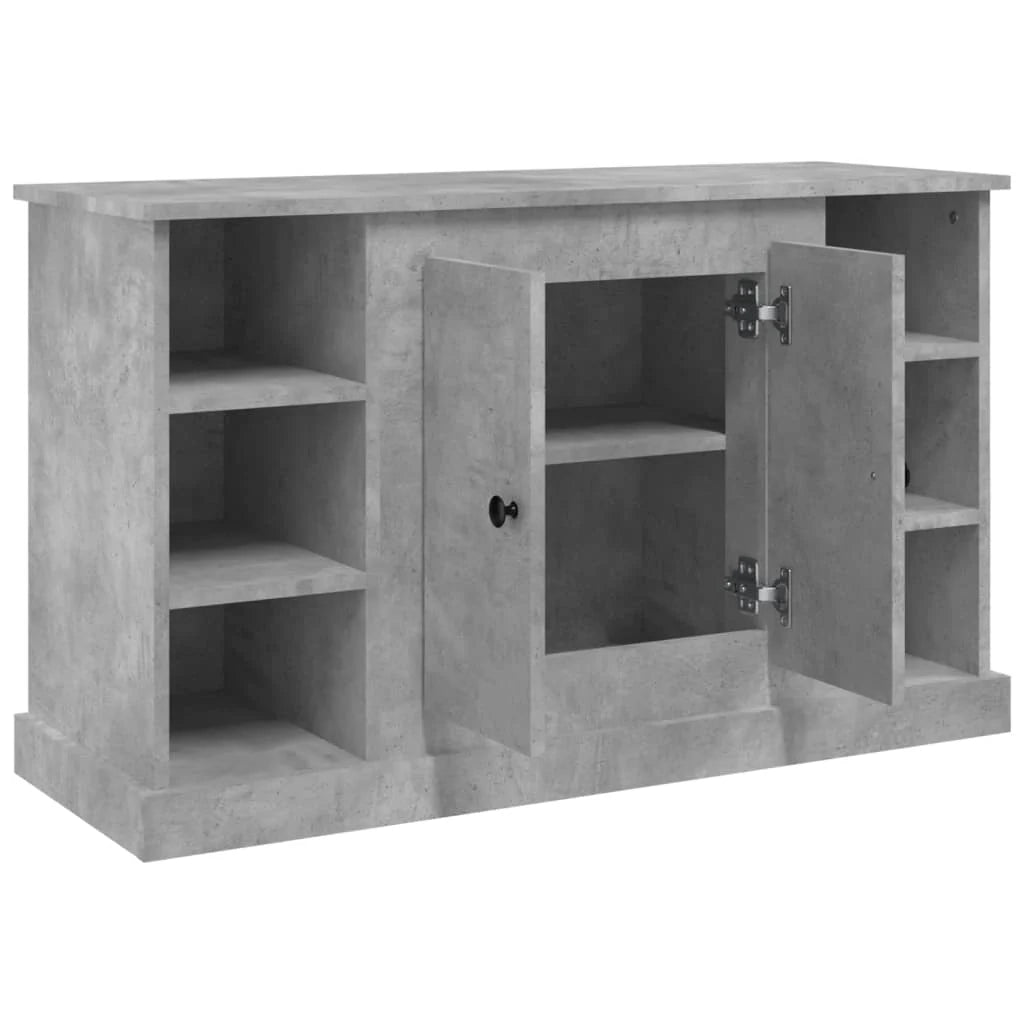 Buffet credenza cassettiera armadio mobile contenitore organizer per cucina soggiorno salotto 100 x 35,5 x 60 cm legno ingegnerizzato grigio 02_0031822