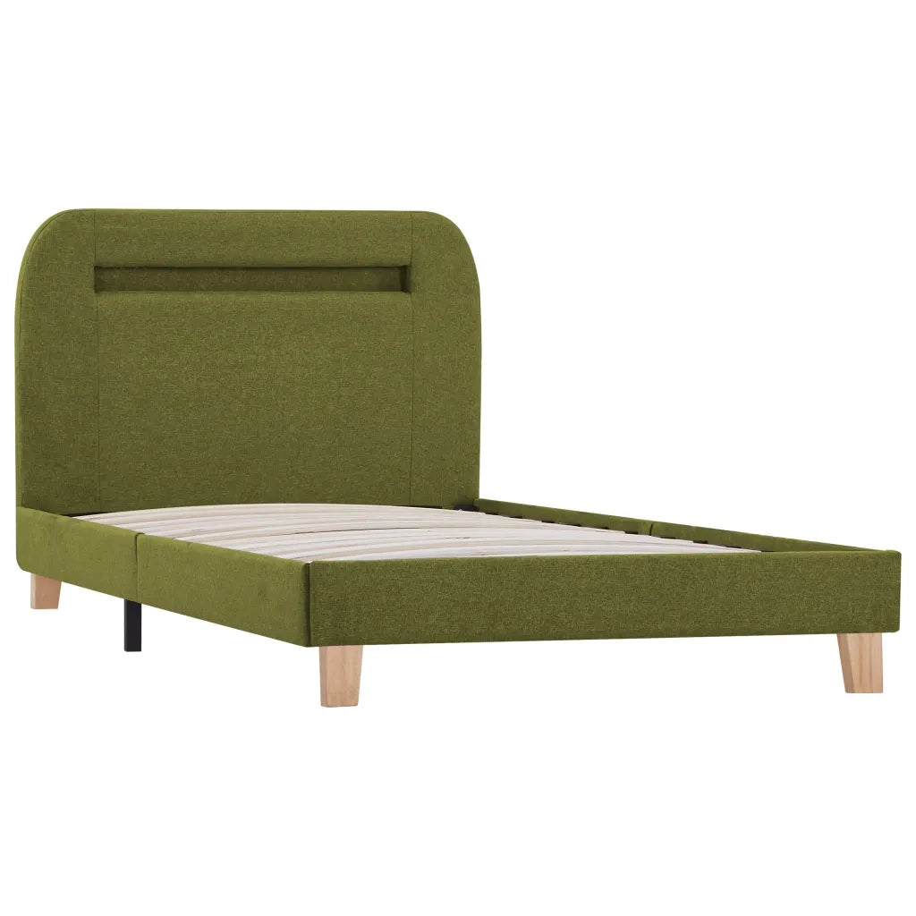 Giroletto con Luci LED in Tessuto Verde 90x200 cm cod mxl 59399