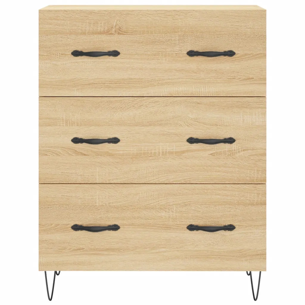 Credenza | Madia | Buffet da pranzo | Armadio da pranzo Rovere Sonoma 69,5x34x180 cm in Legno Multistrato