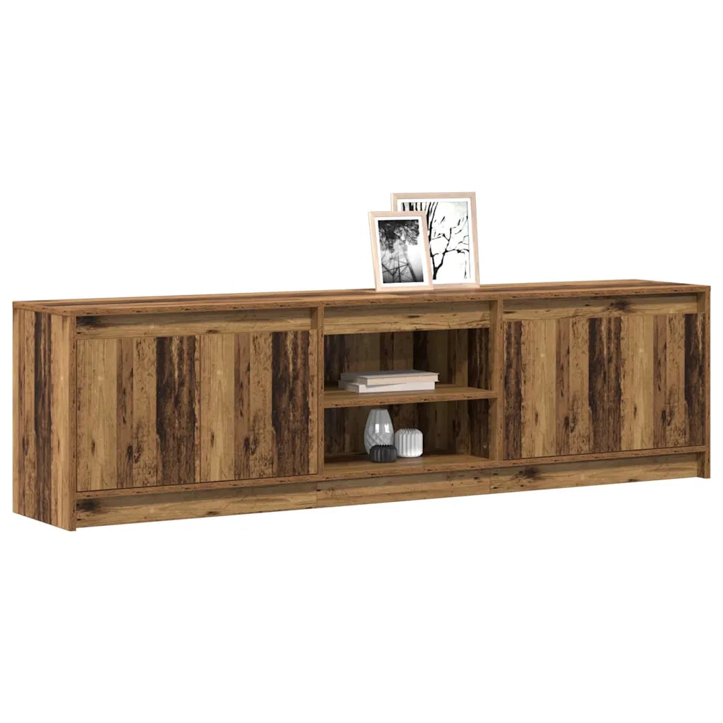 vidaXL Mobile TV Marrone 180 x 34 x 50 cm Legno multistrato