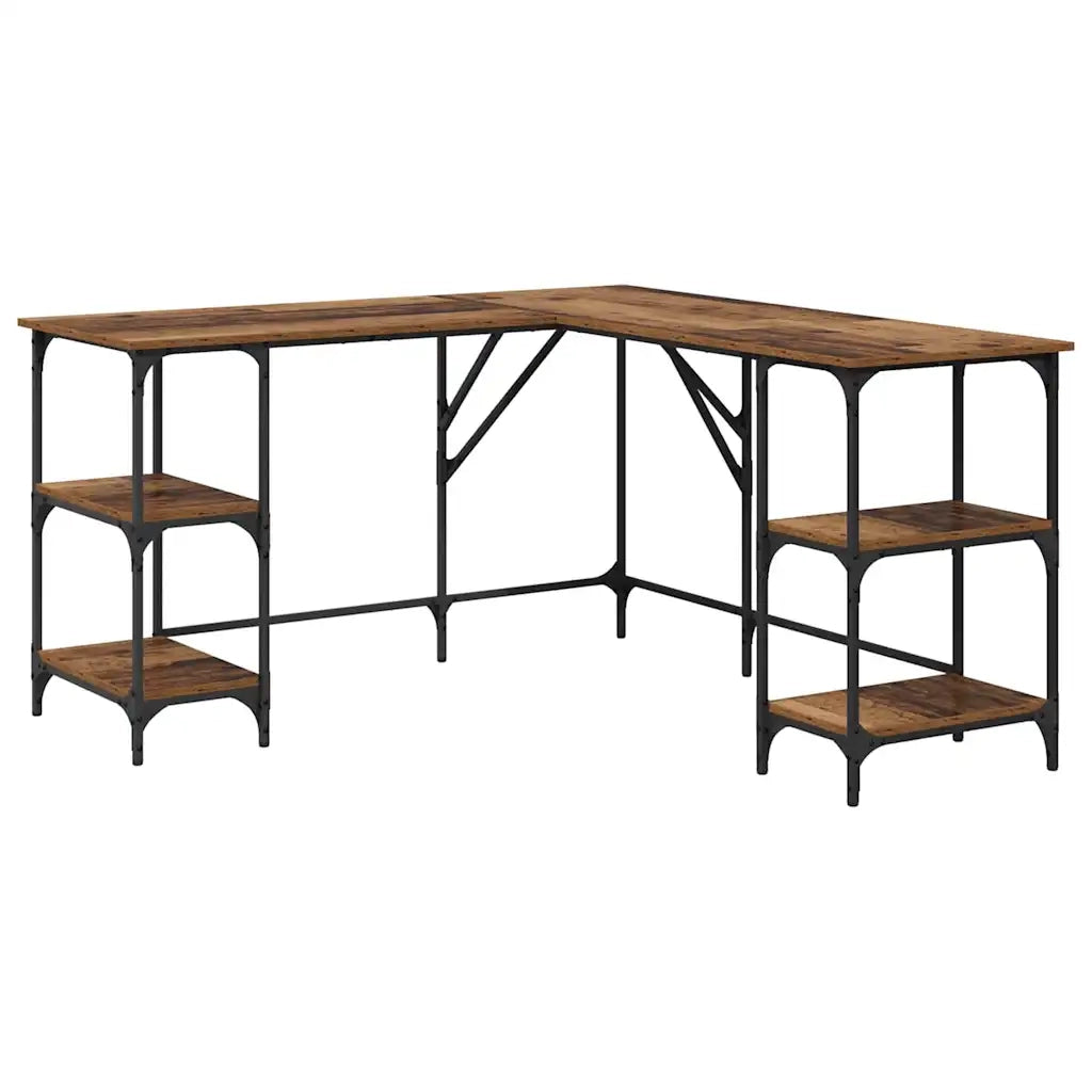 Scrivania Legno vecchio 139 x 139 x 75 cm Legno multistrato 882868