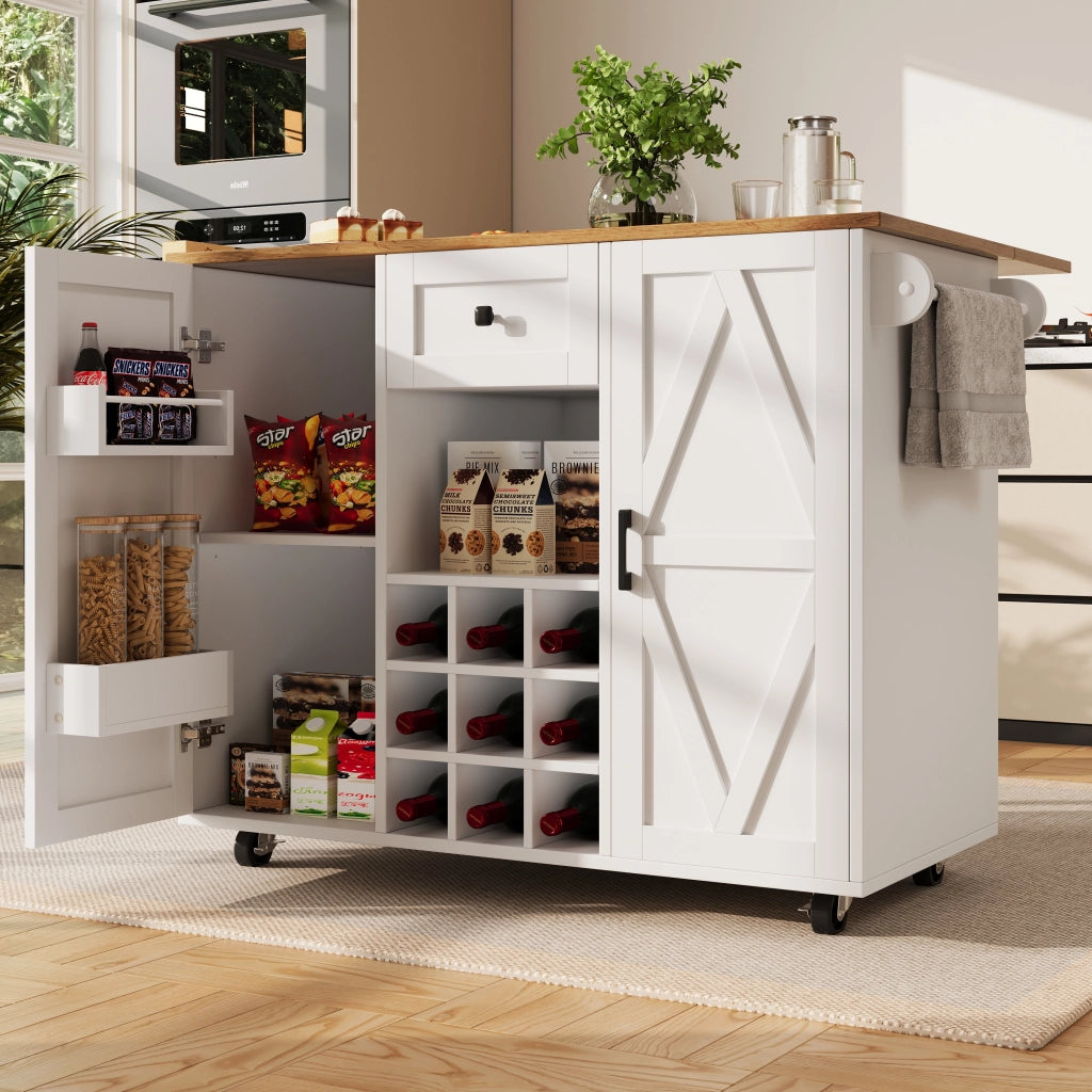 Tavolo da Pranzo Allungabile con Contenitore ¨C MINIMAL ¨C Legno, Moderno