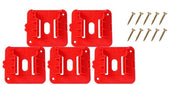 Contenitori batterie adatti per Milwaukee M18 18V-batterie, adatti per M18 48-11-1815 (5-pack).
