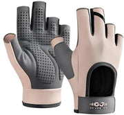 Guanti da bicicletta per donne - M - Larghezza della palma 9 cm - Lunghezza 15 cm - Guanti da fitness - Sollevamento pesi - Esercizi di bodybuilding guanti mezza falange - Guanti da sport - Stile antiscivolo
