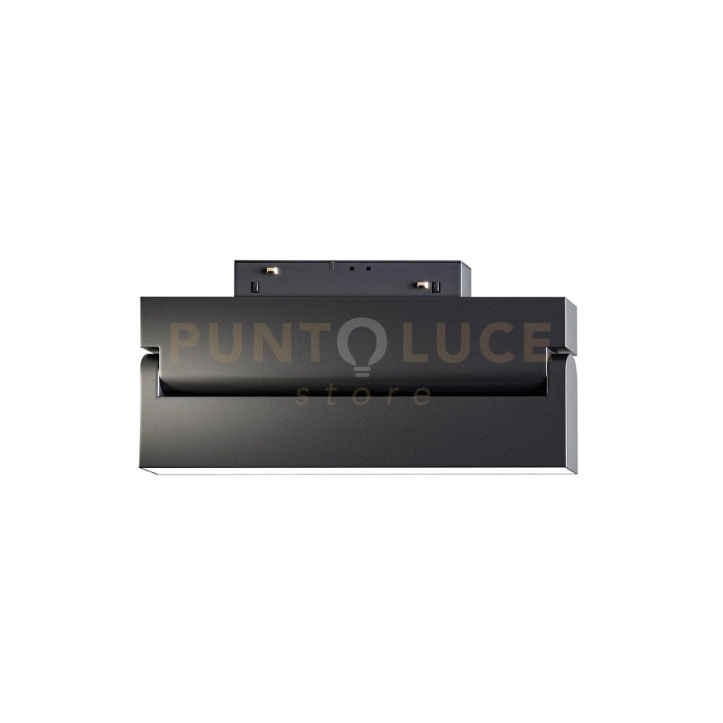 GORIZIA RE/RP - ILLUMINAZIONE LED INCASTRO MAGNETICO 3000K 370LM 12W  PER BINARI 48V NERO